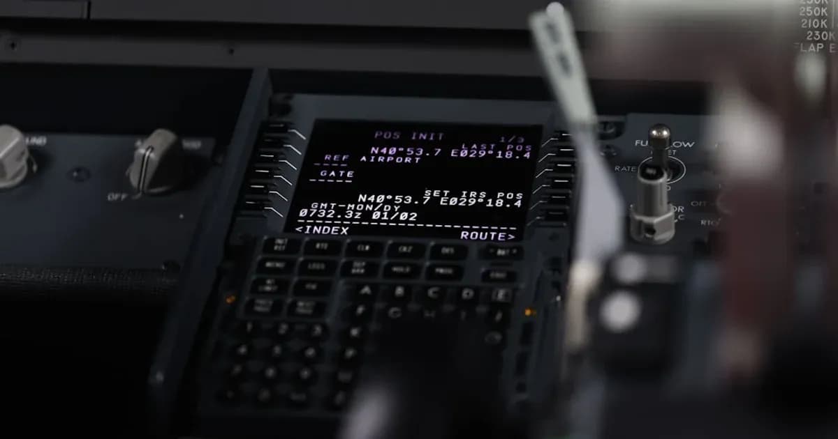 a close up of a control panel of a plane